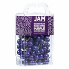 JAM Paper Colorful Push Pins - Round Head Map Thumb Tacks - Purple - 100 Pack-Quantity: 100 Push Pins
