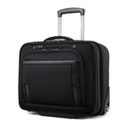 Samsonite Pro 17" Mobile Office Softside Carry-on Luggage - Black-Extendable, push button locking handle.