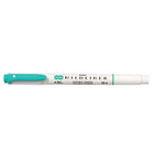 Zebra Mildliner Double-Ended Pen-Style Highlighter - Mild Summer Green-Double ended: Bullet & Chisel Tip
