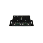 StarTech 2 Port Industrial Wall Mountable USB to Serial Adapter Hub with DIN Rail Clips-Easy plug and play installation, with our USB Powered adapter - no power outlet required