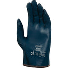 Ansell SAY797 Coated Gloves, Nitrile Impregnated, Slip-On, Perforated Back, Size 8, 36 Pack-Non-knit gauge