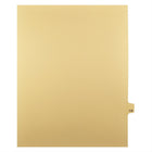 Mark Maker Legal Tabs - Letter Size - Buff - 1/25th cut - 25 tabs per package - 5 packages Pack - Number 119-Buff Single Tabs