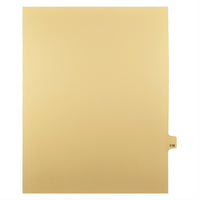 Mark Maker Legal Tabs - Letter Size - Buff - 1/25th cut - 25 tabs per package - 5 packages Pack - Number 119-Buff Single Tabs