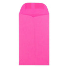 JAM Paper #6 Coin Envelopes, 3 3/8 x 6, Brite Hue Ultra Fuchsia Pink, 500 Pack-Pink Envelopes