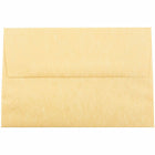 JAM Paper A8 Invitation Envelopes, 5.5 x 8.125, Parchment Antique Gold Yellow Recycled, 250 Pack (16009H)-Antique gold parchment recycled envelope