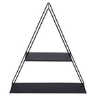 Truu Design Decorative Triangle Wall Shelf, 16 x 16 inches, Black-Measurement: the floating shelf measures 15.75"L x 18"H x 4"W in dimensions