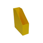 Romanoff Classeur en plastique pour magazines, jaune, paquet de 3-Fabriqué en plastique robuste et durable