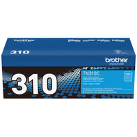Brother TN310 Standard-Yield Cyan Toner Cartridge-Cyan toner produces vivid, colourful documents