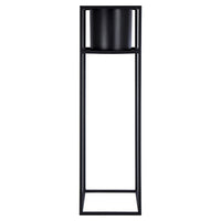 Truu Design Cubic Floor Planter with Frame, 31.5-inch, Black-Measurement: the overall planter measures 8.5"L x 8.5"W x 31.5"H in dimensions