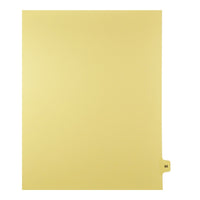 Markmaker - 25 tabs/PQT, 5 PQT/Boite, Intercalaires imprimes Legal, Chamois, 1/15th coupe| format lettre, sans trous, Numero 89-Intercalaires imprimes Legal