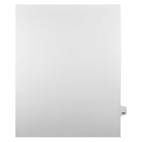 Mark Maker Legal Tabs - Letter Size - White - 1/25th cut - 25 tabs per package - 5 packages Pack - Number 121-White Single Tabs