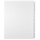 Mark Maker Legal Exhibit Index Tab Set of White Single Tabs, 1/25th Cut, Letter Size, No Holes, Number 151 - 175-White Single Tabs, 1/25th Cut