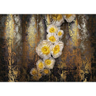Komar Serafina Wall Mural, Yellow-Printed on recyclable paper