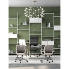CB Office Workex Mesh Office Chair With Polished Aluminun Base - White-Seat (W x H): 19.67" x 18.50"