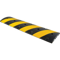 Zenith Safety Speed Bump, Rubber, 4' L x 11" W x 2" H-Colour: Black