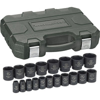 Gearwrench, Impact Standard Socket Sets 1/2" Drive-Number of Pieces - 19