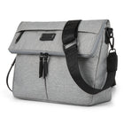 Bugatti Reborn Collection Convertible Crossbody/Waist Bag - Grey (CBY2234BU-GREY)-Grey recycled water-repellent polyester