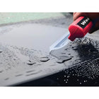 WeatherTech WaterBlade Silicone Blade to Remove Water, Red & Clear-Flexible blade molds to the shape of the surface