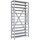 Metalware RK245 Boltless Shelving Unit, 13-Shelves, 36" x 24" x 76", Light Grey-Adjustable shelving system that provides high strength, yet economical storage capacity for your needs