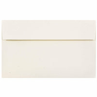 JAM Paper A10 Invitation Envelopes, 6 x 9.5, Milkweed Ivory Recycled, 250 Pack (3313H)-Milkweed genesis recycled envelope