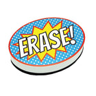 Ashley Productions Magnetic Whiteboard Eraser, Superhero Erase!, 6 Pack-Size 3.75"