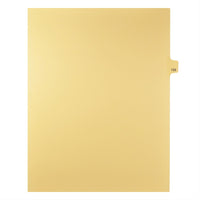 Mark Maker Legal Tabs - Letter Size - Buff - 1/25th cut - 25 tabs per package - 5 packages Pack - Number 133-Buff Single Tabs