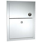 ASI Recessed Sanitary Napkin Dispenser-Recessed napkin disposal
