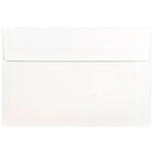 JAM Paper A9 Foil Lined Envelopes, 5.75 x 8.75, White with Silver Lining, 100 Pack (34078g)-White with silver foil