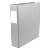 Staples - reliure à 3 anneaus en D économique, gris, 3 anneaux, capacité de 480, 2 po-Reliure gris à anneaux en D d'une capacité de 480 feuilles