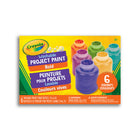 Crayola Washable Project Paint - 6 Assorted Colours-PAINT SET FOR KIDS: Washable paint in vibrant hues is perfect for creating kids projects and keeping a stock of craft supplies to use any day and time.