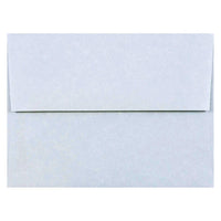 JAM Paper A2 Invitation Envelopes, 4.38 x 5.75, Parchment Blue Recycled, 100 Pack (10197g)-Blue