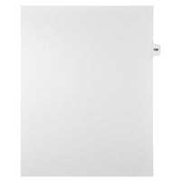 Mark Maker Legal Tabs - Letter Size - White - 1/15th cut - 25 tabs per package - 5 packages Pack - Number 199-White Single Tabs