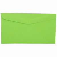 JAM Paper Enveloppes de couleur commerciale pastel #6 3/4 - 3,625" x 6,5" - Vert clair - Paquet de 50-Couleur : Vert clair