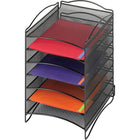 Safco® - Porte-documents Onyx en mailles métalliques-Design simple et modern et construction en mailles métalliques  