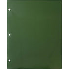 JAM Paper 2-Pocket Laminated Glossy 3 Hole Punched School Folders, Green, 100 Pack (385GHPgrb)-4