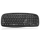 Adesso 2.4 GHz Wireless Desktop Keyboard & Mouse Combo-Wireless Technology Works up to 30 feet of wireless distance.