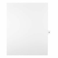 Mark Maker – Onglets séparateurs juridiques blancs, 1/15 onglets, format lettre, sans trous, numéro 39, 25/paquet-Onglets séparateurs blancs, 1/15 onglets