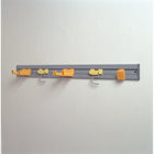 Rubbermaid Closet Tool Holder Kit - Closet Organizer-Yellow/Grey