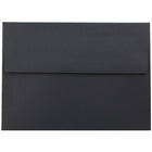 JAM Paper A6 Foil Lined Envelopes, 4.75 x 6.5, Black Linen Recycled with Silver Lining, 250 Pack (3243681H)-Blank interior for personalized message