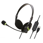 Speedex USB2.0 stereo Headset with Mic for Home, Pffice and Gaming-Black colour, USB connnector