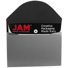 JAM Paper Plastic Business Card Case, Silver Metallic, 5 Pack (365658g)-Material: Plastic