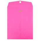 JAM Paper Coloured Envelopes with Clasp - 9" x 12" - Ultra Fuchsia Hot Pink - 50 Pack-Ultra Fuchsia Pink Catalog Envelope with Clasp