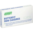Safecross Butterfly Skin Closures, 720 Pack-Dim. W" x L" - Assorted (10 Med., 10 Lg.)