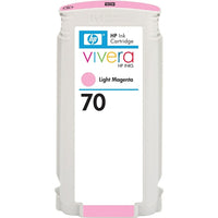 HP 70 Light Magenta Ink Cartridge (C9455A)-Light Magenta
