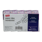 Staples Number 1 Size Paper Clips - Non-Skid - Nickel Finish - 100 Clips Per Box - 5 Pack-Nickel finish resists rust and corrosion