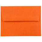 JAM Paper A2 Invitation Envelopes, 4.38 x 5.75, Brite Hue Orange Recycled, 250 Pack (WDBH602H)-Orange recycled envelope