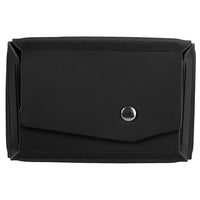 JAM Paper Leather Business Card Case, Angular Flap, Black, 100 Pack (2233317460B)-Black