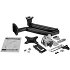 StarTech Single Desk-Mount Monitor Arm with Full Motion, Black-Hassle-free installation with detachable VESA panel and integrated cable management