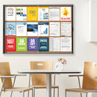 Quartet Euro Enclosed Cork Bulletin Board - Indoor Use - 2 Sliding Doors - 56" x 39"-Suitable for communicating key information in an indoor environment, this enclosed board is great for schools, office and commercial/retail spaces