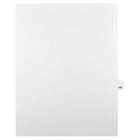 Mark Maker – Onglets séparateurs juridiques blancs, 1/25 onglets, format lettre, sans trous, numéro 166, 25/paquet-Onglets séparateurs blancs, 1/25 onglets